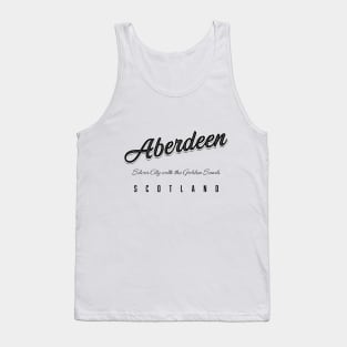 Aberdeen "Silver City with the Golden Sands" Scotland Tank Top